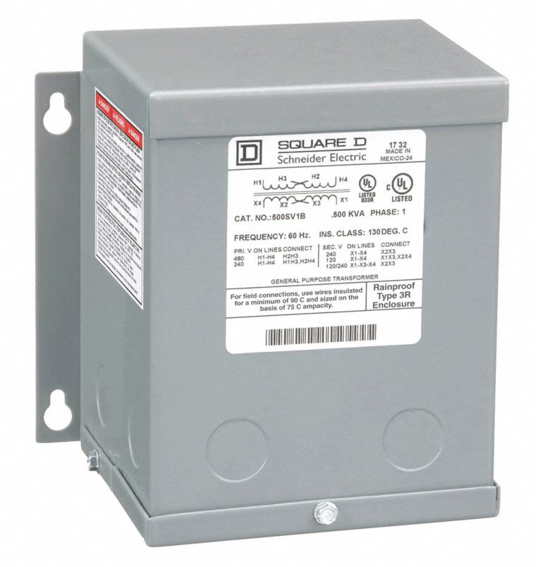 Single Phase Transformer: 480V AC/240V AC, 240V AC/120V AC Single Phase Transformer: 480V AC/240V AC, 240V AC/120V AC